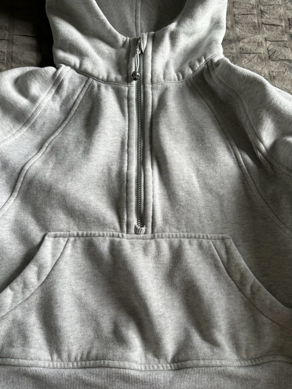 Lululemon Scuba Half Zip Hoodie Gray - XS/S - Picture 3 of 9